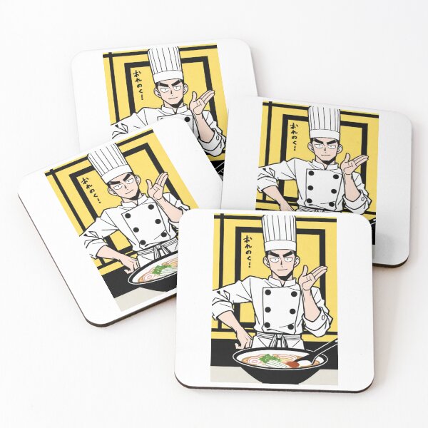 Item preview, Gastronomía - Cocinero japonés estilizado, ilustración de manga culinario designed and sold by AnimeShin.