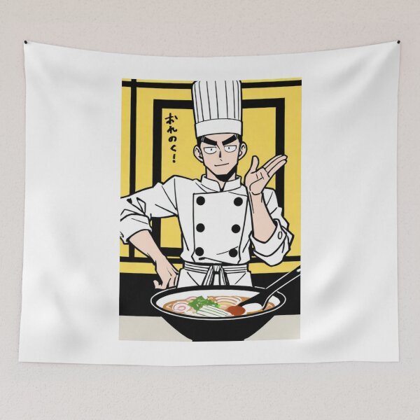 Item preview, Gastronomy - Stylized Japanese Cook, Culinary Manga Illustration designed and sold by AnimeShin.