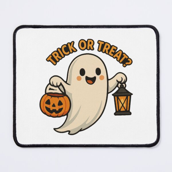 Item preview, Cute Ghost Trick or Treat Halloween Design designed and sold by Sierodzyna.