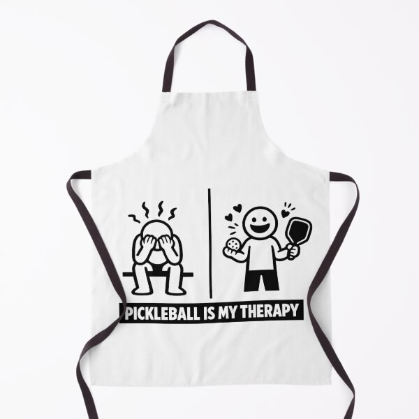 Item preview, Pickleball as Stress‑Relief Therapy Art designed and sold by Mindful56.