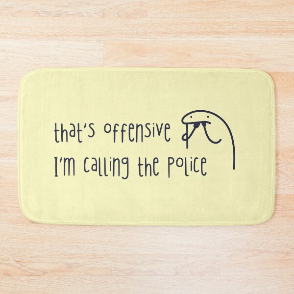 Item preview, That's Offensive I'm Calling The Police Snowflake Meme designed and sold by TackyTime.