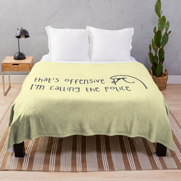 Item preview, That's Offensive I'm Calling The Police Snowflake Meme designed and sold by TackyTime.