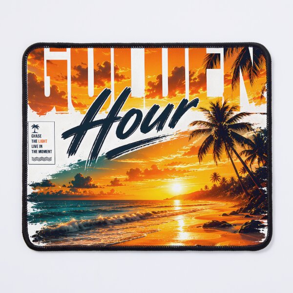 Item preview, Golden Hour – Tropical Sunset Beach Aesthetic designed and sold by Genesis-Ink.