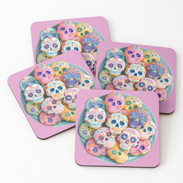 Item preview, Dia de Muertos Sugar Skull Cookies | Mexican Folk Art designed and sold by MythicMood.