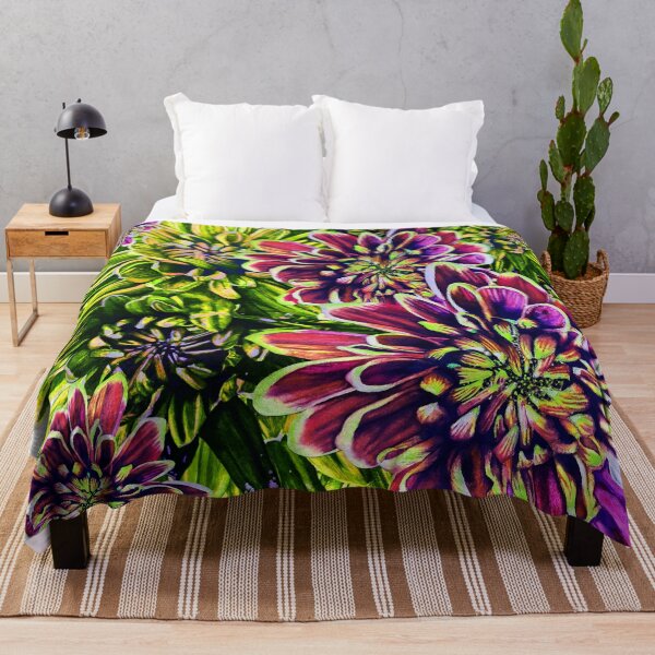 Item preview, Neon Green Chrysanthemums 1 designed and sold by nastiaart.