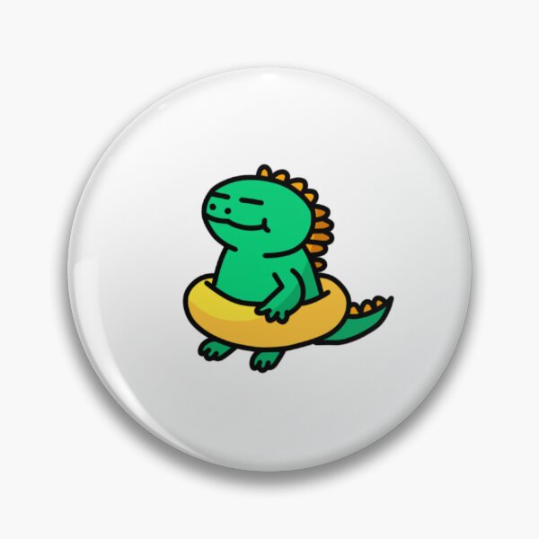Item preview, lizard in swim ring designed and sold by TheCoolestGuyAroundTown.