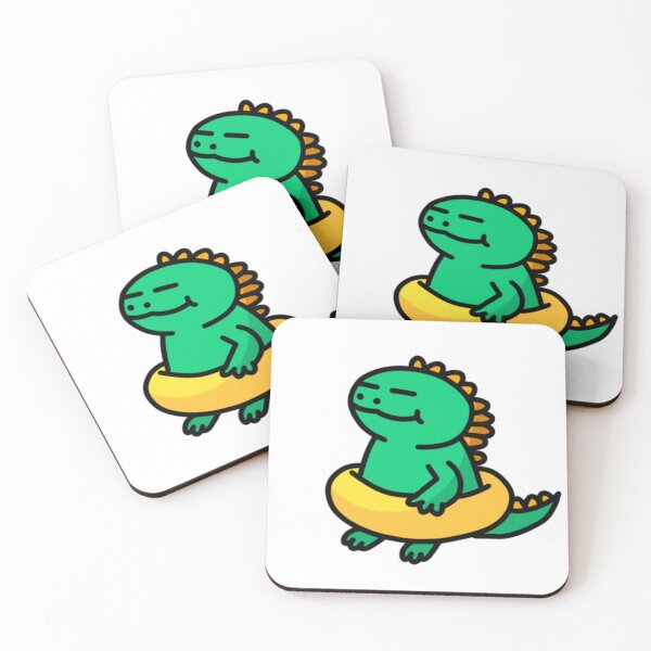 Item preview, lizard in swim ring designed and sold by TheCoolestGuyAroundTown.