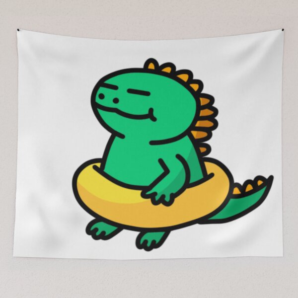 Item preview, lizard in swim ring designed and sold by TheCoolestGuyAroundTown.