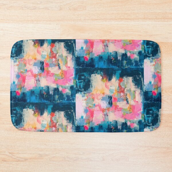 Item preview, Abstract in blues and pinks  designed and sold by Infusedwithcolour.
