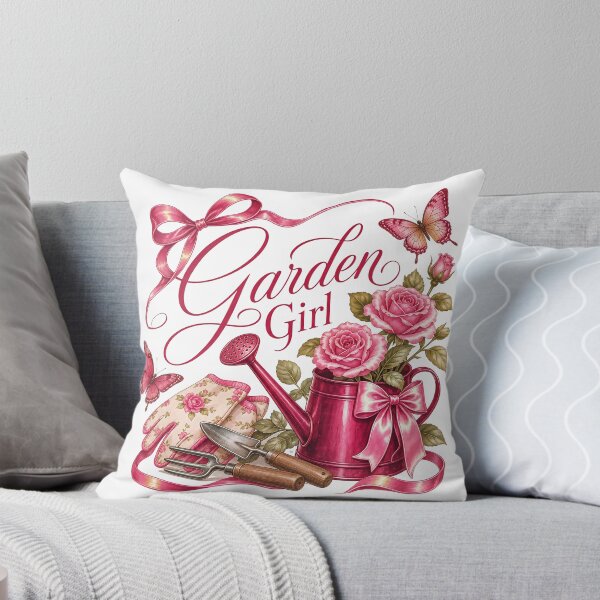 Item preview, Garden Girl Floral Gardening Design designed and sold by QuirkyCloud Designs.