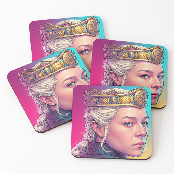 Item preview, Emma Queen Rhaenyra Sci Fi Dragon Targaryen Daenerys Tv Series Lgbtq+ Sapphic WLW Home Decor Poster Print Art Comic Pride  designed and sold by Mind Space.