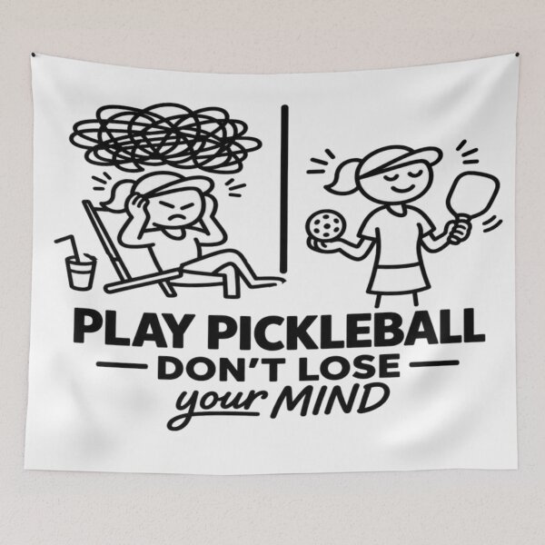 Item preview, Stress Relief Pickleball Duo – From Overwhelmed to Empowered designed and sold by Mindful56.