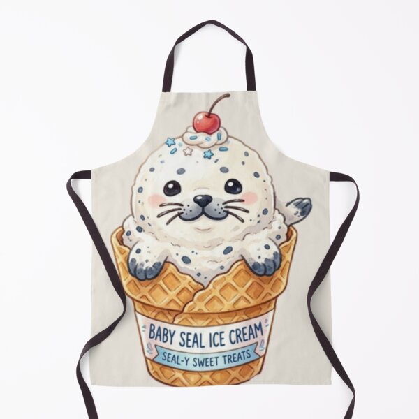 Item preview, Baby Seal Ice Cream: Seal-y Sweet Treats designed and sold by Megaera8.