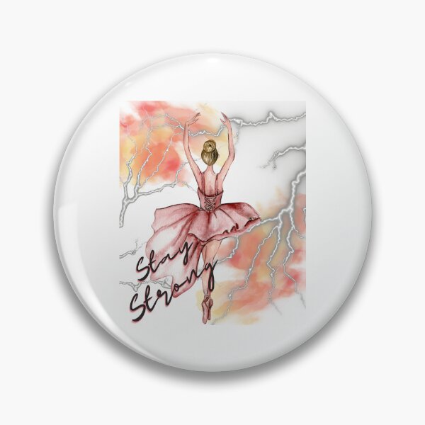 Item preview, A Dancing Ballerina in a Storm of Flashes designed and sold by SabinasDesign.