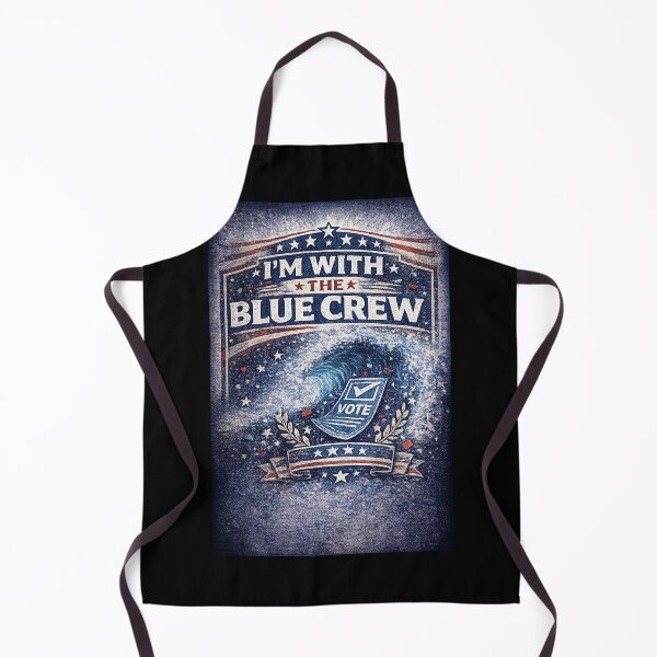 Item preview, I’m With the Blue Crew – Vote Blue Political Design designed and sold by MySheetMusicArt.