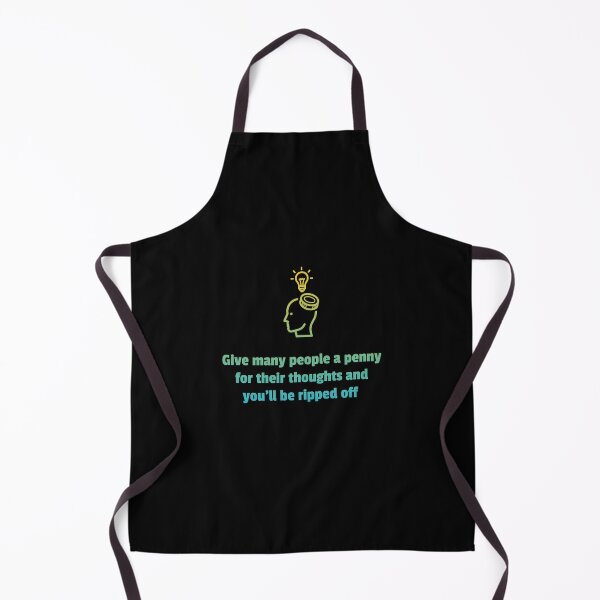Item preview, Penny for Thoughts Rip-Off Funny Quote designed and sold by Horningamere.