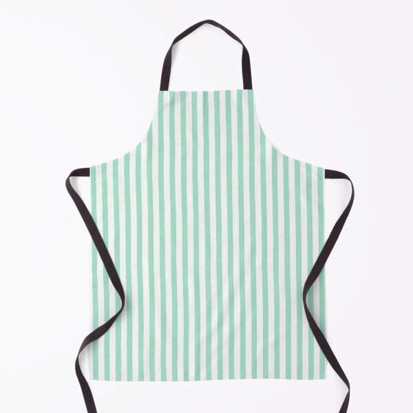 Item preview, Ultra Fine Stripe Narrow Vertical Pinstripe Pattern in Jelly Mint Green designed and sold by kierkegaard.