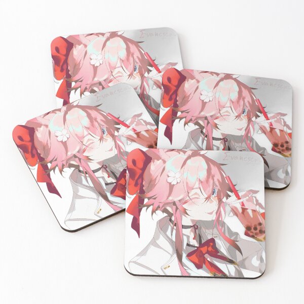 Item preview, Evanescia Holding Boba Drink Honkai Star Rail designed and sold by KomiArts.