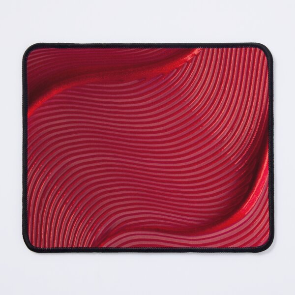 Item preview, Red Wavy Ridged Texture Abstract designed and sold by BuckaBaby.