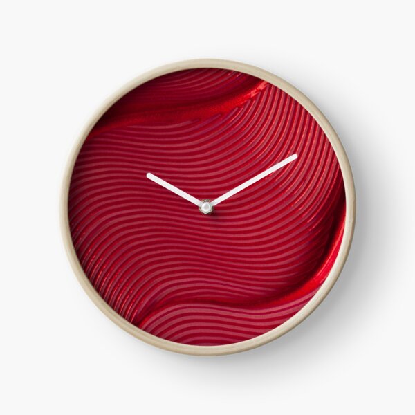 Item preview, Red Wavy Ridged Texture Abstract designed and sold by BuckaBaby.