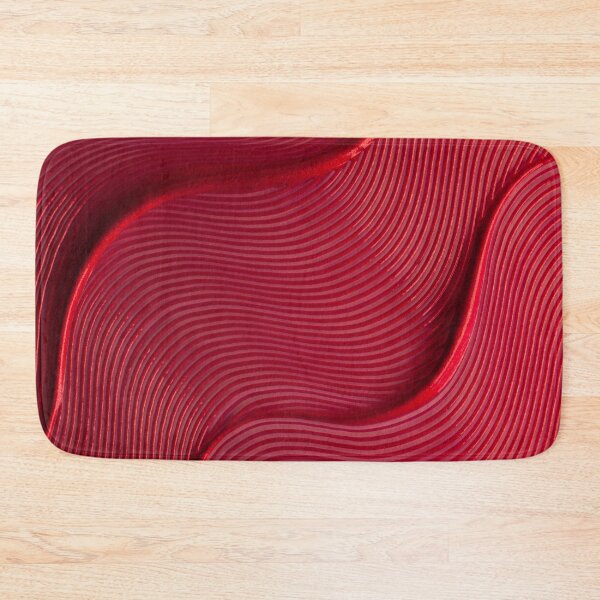 Item preview, Red Wavy Ridged Texture Abstract designed and sold by BuckaBaby.