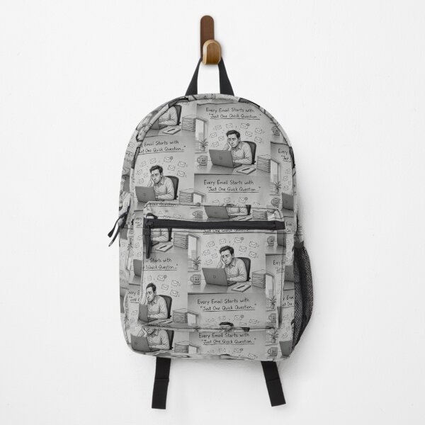 Item preview, Every email starts with "Just one quick question..." designed and sold by CinemaChronik.