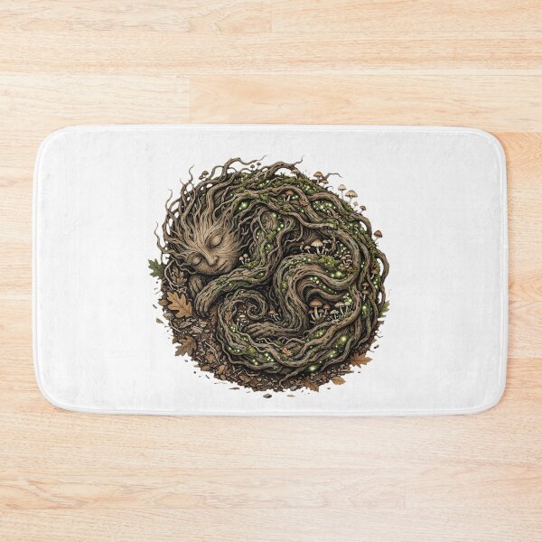 Item preview, Sleeping Forest Dryad - Mother of Roots Goblincore Entity designed and sold by Neurospicy Trolls.