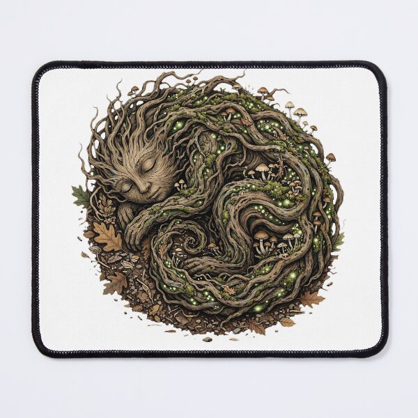Item preview, Sleeping Forest Dryad - Mother of Roots Goblincore Entity designed and sold by Neurospicy Trolls.