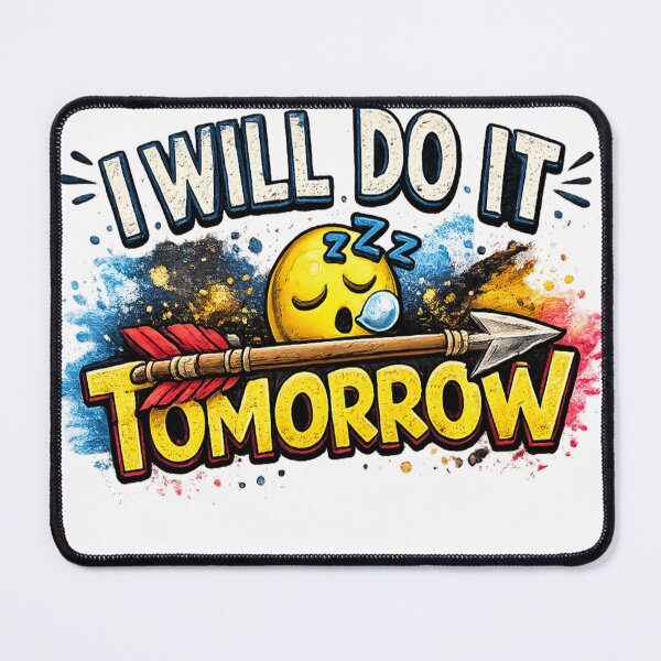 Item preview, Funny procrastination mood cartoon designed and sold by urbanshop7.