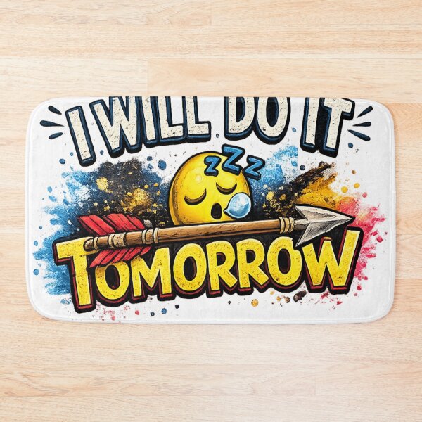 Item preview, Funny procrastination mood cartoon designed and sold by urbanshop7.