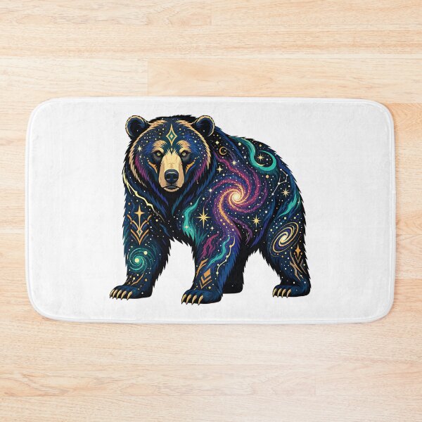 Item preview, Celestial Bear - Milky Way Spirit designed and sold by Wild Creative Art.