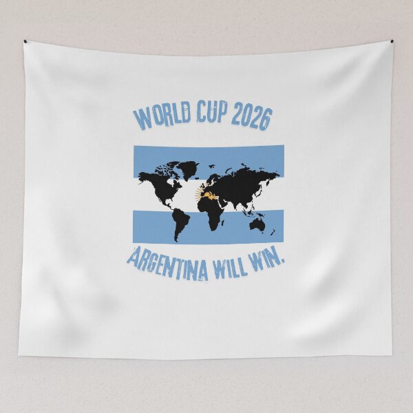 Item preview, World Cup 2026 Argentina Will Win fans designed and sold by Tshirtmania4you.