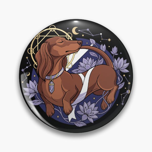 Item preview, The Endless Orbit - Mystical Dachshund Ouroboros Tarot Art designed and sold by ZUMERI.