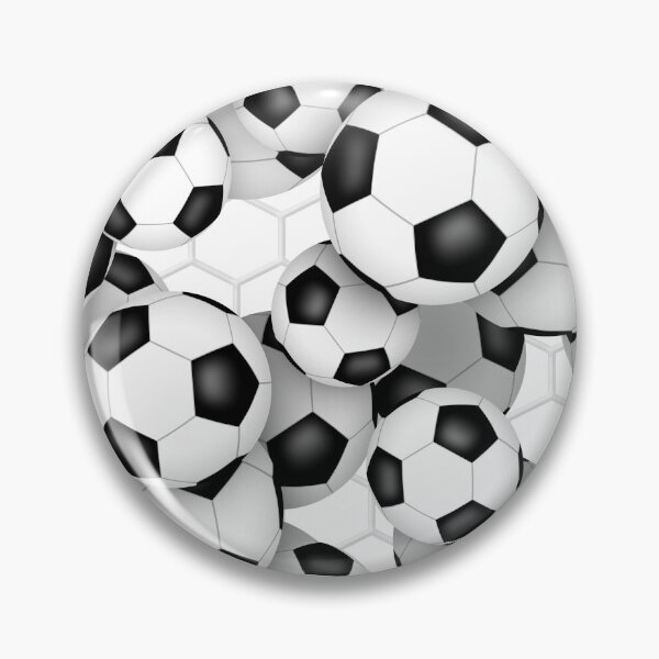 Item preview, Soccer balls with goal netting accent pattern designed and sold by katzdzynes.