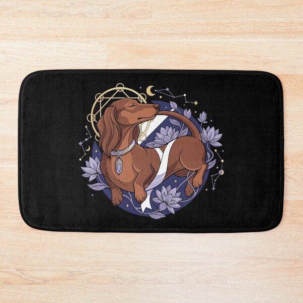 Item preview, The Endless Orbit - Mystical Dachshund Ouroboros Tarot Art designed and sold by ZUMERI.