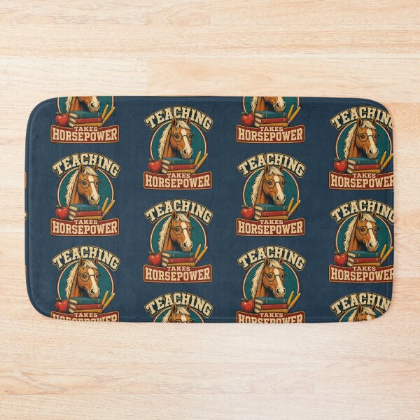 Item preview, Teaching Takes Horsepower – Funny Horse Lover Teacher Design designed and sold by Kolibra.