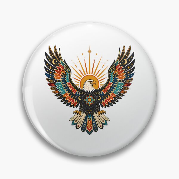 Item preview, Celestial Eagle - Solar Spirit designed and sold by Wild Creative Art.