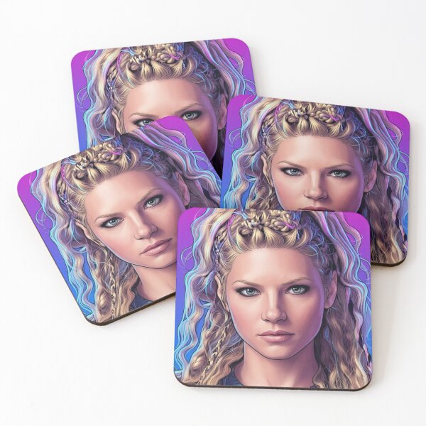 Item preview, Lagertha Queen Kattegat Sci Fi Viking Norse History Tv Series Lgbtq+ Sapphic WLW Home Decor Poster Print Art Comic Pride  designed and sold by Mind Space.