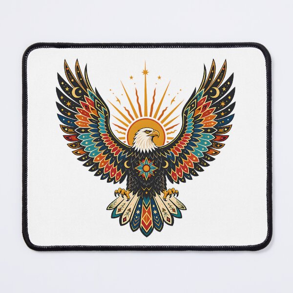 Item preview, Celestial Eagle - Solar Spirit designed and sold by Wild Creative Art.