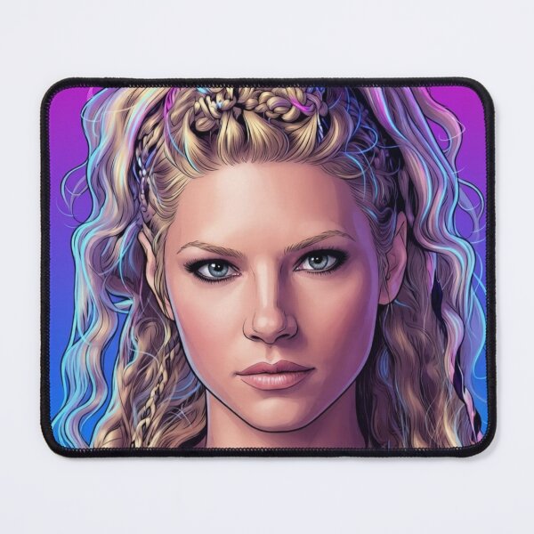 Item preview, Lagertha Queen Kattegat Sci Fi Viking Norse History Tv Series Lgbtq+ Sapphic WLW Home Decor Poster Print Art Comic Pride  designed and sold by Mind Space.