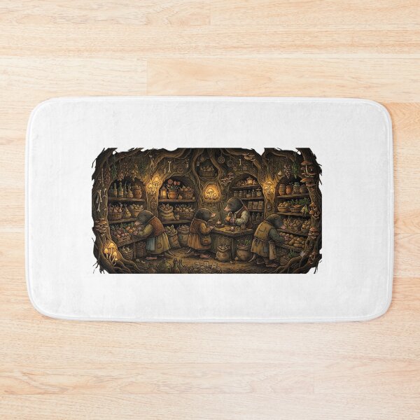 Item preview, Mole Grocery Store - Underground Root Market Goblincore Cottagecore designed and sold by Neurospicy Trolls.