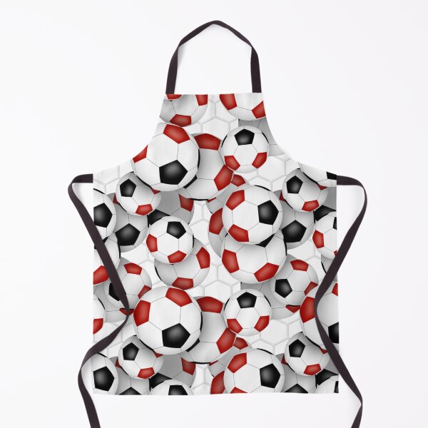 Item preview, Soccer balls with goal netting accent pattern - red & black designed and sold by katzdzynes.