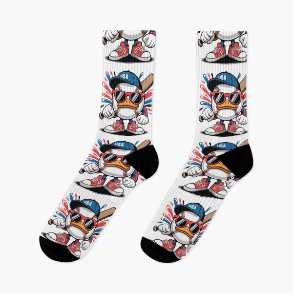 Item preview, All‑American Baseball Duck Mascot designed and sold by Mindful56.