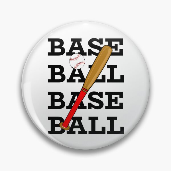 Item preview, Baseball Bat And Ball Typography designed and sold by Sartoris Art.