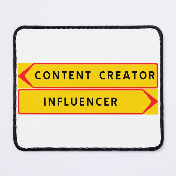 Item preview, Content creator vs. Influencer designed and sold by ALF2023.