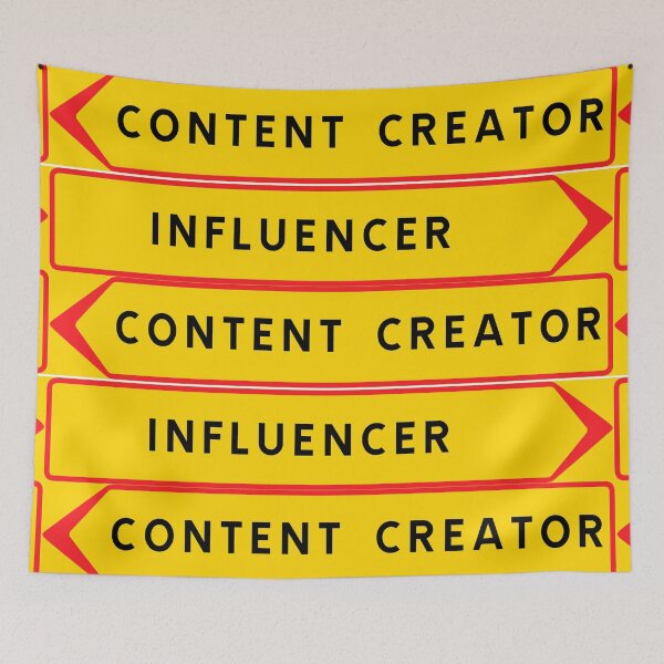 Item preview, Content creator vs. Influencer designed and sold by ALF2023.