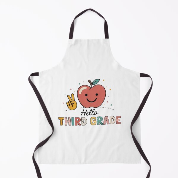Item preview,  Hello Third Grade Cute Apple Back to School  designed and sold by dragonbol023.