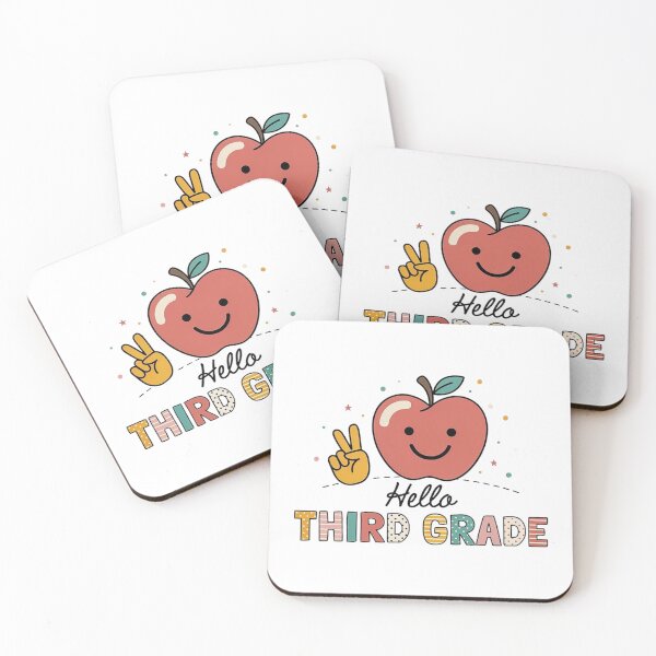 Item preview,  Hello Third Grade Cute Apple Back to School  designed and sold by dragonbol023.