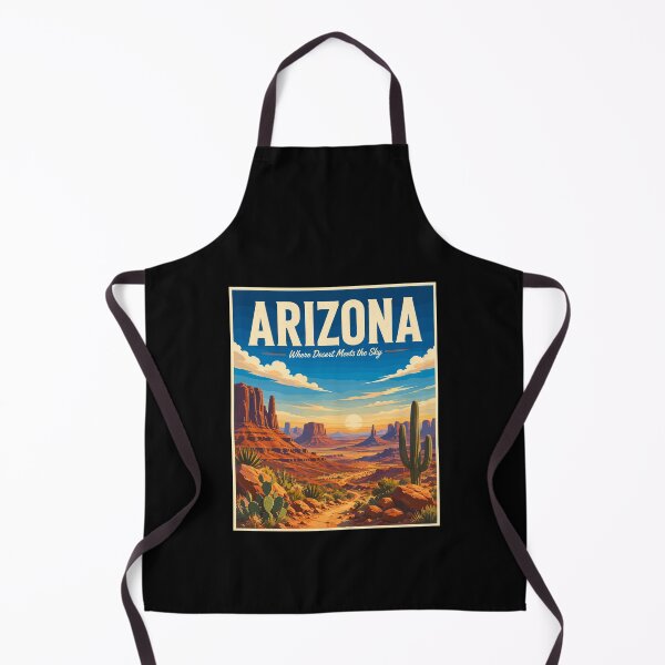 Item preview, Arizona in the USA (North America), Vintage Art Travel Landscape designed and sold by MaateoDesign.