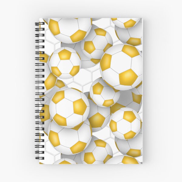 Item preview, Soccer balls with goal netting accent pattern - gold designed and sold by katzdzynes.